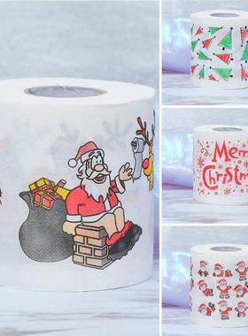 Christmas Pattern Series Roll Paper 圣诞节日装饰卷纸圣诞老人