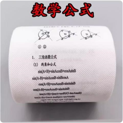理科生送数学老师礼物品创意沙雕学霸厕纸初高中物理教考研上岸