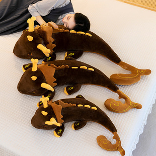 原神游戏周边玩偶钟离神龙公仔玩偶世闲游仙祖法蜕丑萌毛绒龙娃娃