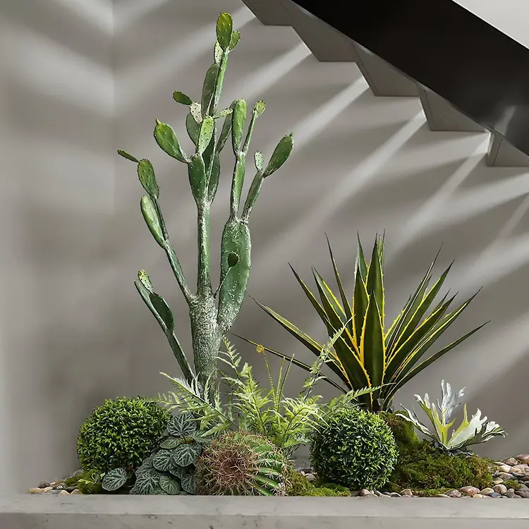 仿真植物景观仙人掌造景组合室内仿真绿植