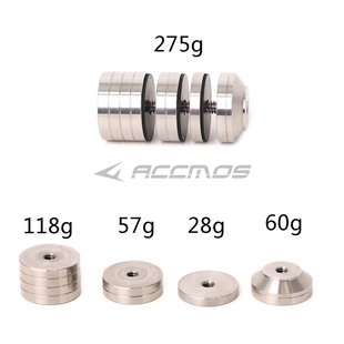 弓箭不锈钢配重421减震杆平衡杆反曲美猎复合弓光弓配重块片ACC