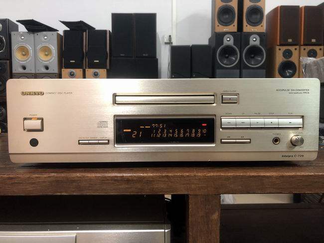 二手原装日本进口 Onkyo/安桥 C-729 HIFI发烧CD机 CD播放器 100V