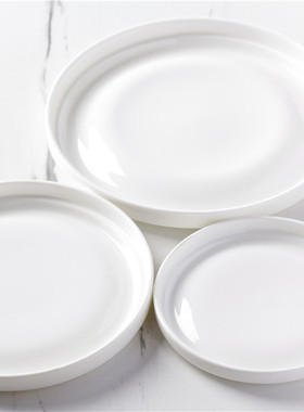 骨质瓷盖子4567寸易洗圆形盖子保鲜碗盖子陶瓷盖杯盖全场满29包邮