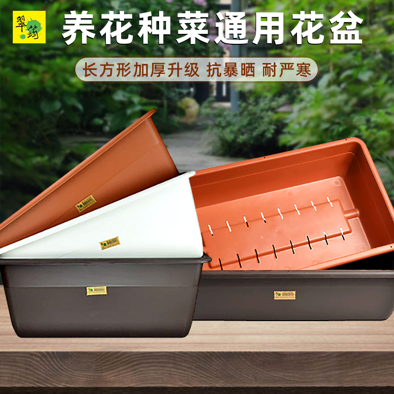 台湾翠筠阳台长方形种菜盆花盆