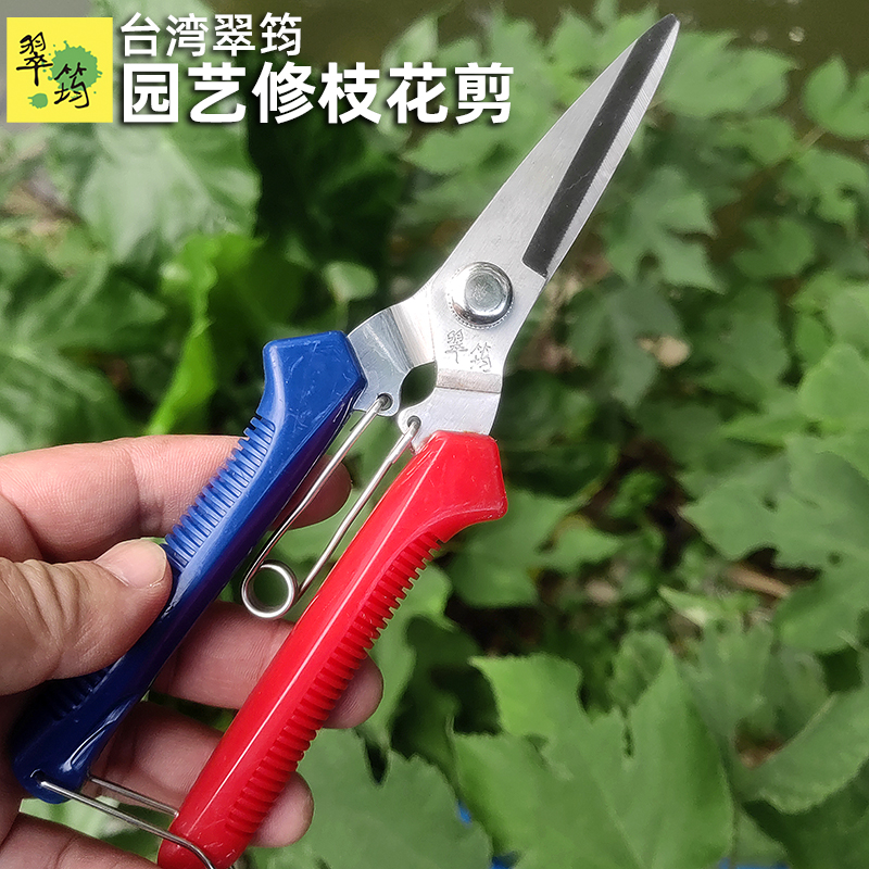 台湾翠筠园艺直嘴剪刀修枝剪604