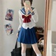 上衣校供百褶裙制服套装 原创正版 学院风基础款 月野兔 JK水手服