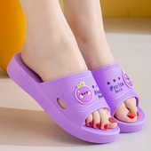 厚底女士拖鞋 韩版 时尚 夏季 家用耐磨防滑洗澡一字拖室外厚底凉拖鞋