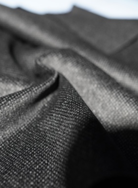 6号康家JZ高定灰色提花精纺 530g/3m 50%羊绒40%羊毛10%真丝