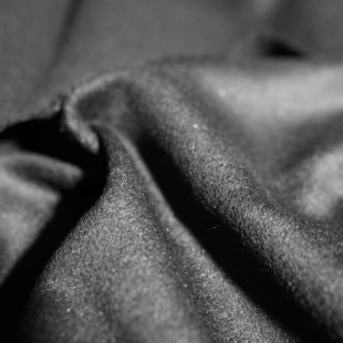 20%羊绒80%羊毛 156号康家黑色单面羊绒 奢侈代工高级哑光440g