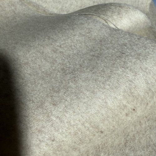 54号燕麦灰双面羊绒面料