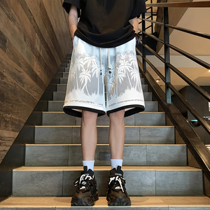 美式短裤男2024夏季新款大码百搭潮五分裤 A107-DK3042-特P30图片