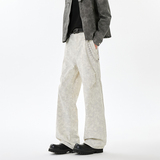 抖音大2025春季新品扎染褶皱美式百搭长裤CK26101-特P40，男装休闲裤，电商A107