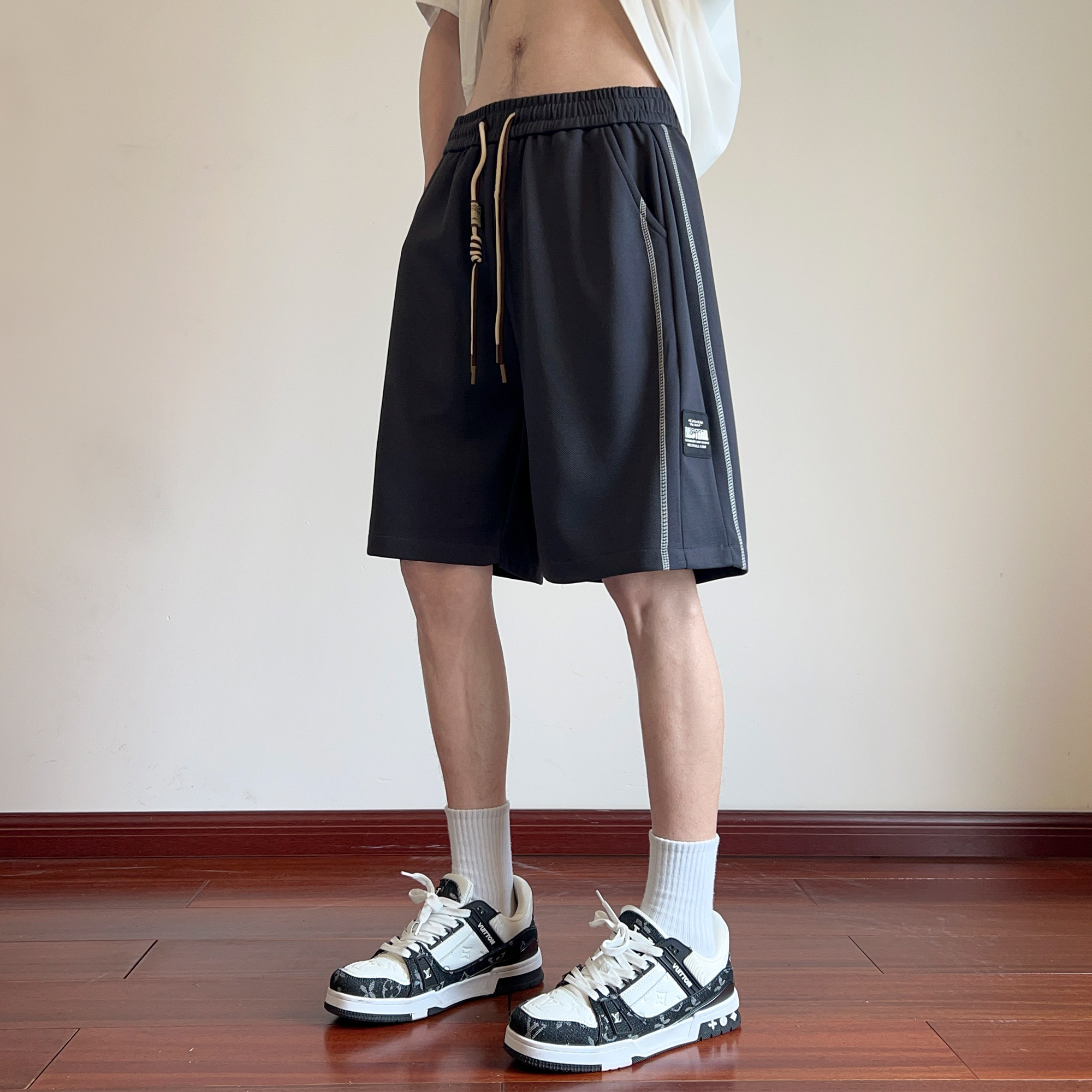 得物品质A107-DK6011-特P30夏季清凉百搭休闲短裤ins潮男痞帅,男装牛仔裤,电商A107
