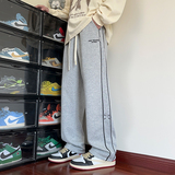 含棉量60%华棉抖音秋冬季百搭直筒长裤HM8001-特P45厚50，男装休闲裤，电商A107