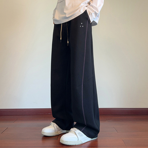 含棉量60%华棉2025秋季潮流直筒大码美式百搭长裤 CK25795K-特P35图片