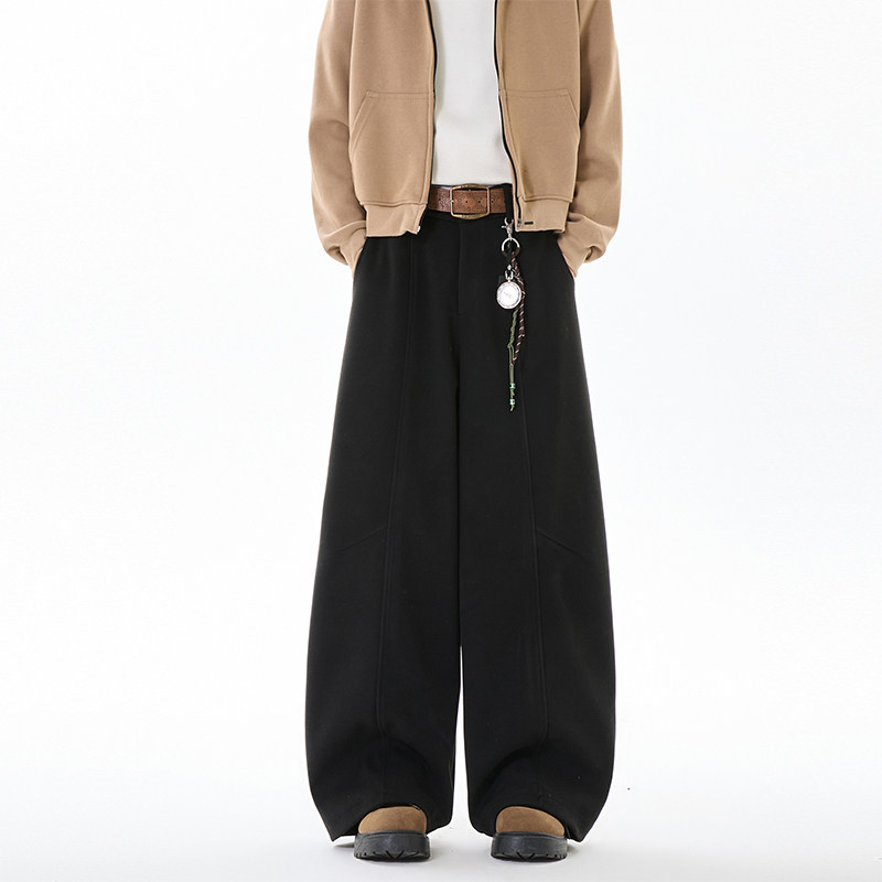 2026春季韩式百搭休闲阔腿卫裤日系纯色长裤CK261011-特P48，男装休闲裤，电商A107