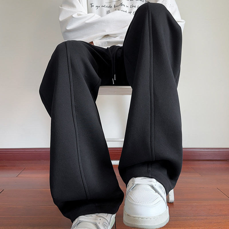 含棉量60%现货5万件华棉加绒卫裤百搭长裤CK25799-特P24加绒29,男装休闲裤,电商A107