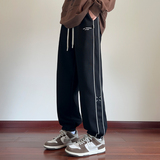 华棉抖音2024主推秋冬季显瘦显高束脚九分长裤HM8002-特P45，男装休闲裤，电商A107