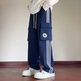 320克华棉秋季新款大码美式直筒休闲工装裤CK98103-特P45，男装工装外套，电商A107