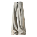 2026春季新品条纹复古风宽松阔腿拖地裤CK26108-特P48，男装休闲裤，电商A107