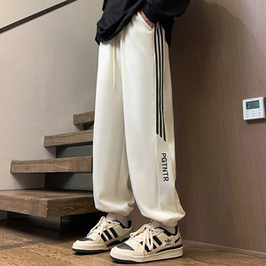 菠萝格-A107-CK5233-特P39 控78 秋季裤子男潮流宽松束脚休闲卫裤图片
