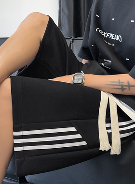 华棉 得物品质 2025百搭帅气潮流休闲短裤潮 A107-DK25602-特P35