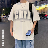 菠萝格短袖280克美式休闲宽松潮百搭男士T恤A107-TX2406-特P30，男装T恤，电商A107