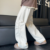 高品质堆叠防风侧拉链美式休闲裤A107-CK25737-特P36，男装休闲裤，电商A107