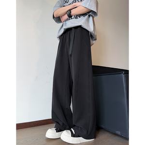 得物品质 2025美式高级感ins修身休闲西裤A107-CK2556-特P30图片