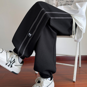 菠萝格 2025秋季新品休闲百搭显瘦显高卫裤潮男长裤 CK98106-特35，男装休闲裤，电商A107