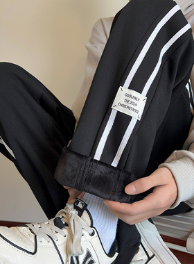 秋季 华棉 直筒百搭港风大码拖地长裤 CK98124-特P40 厚45