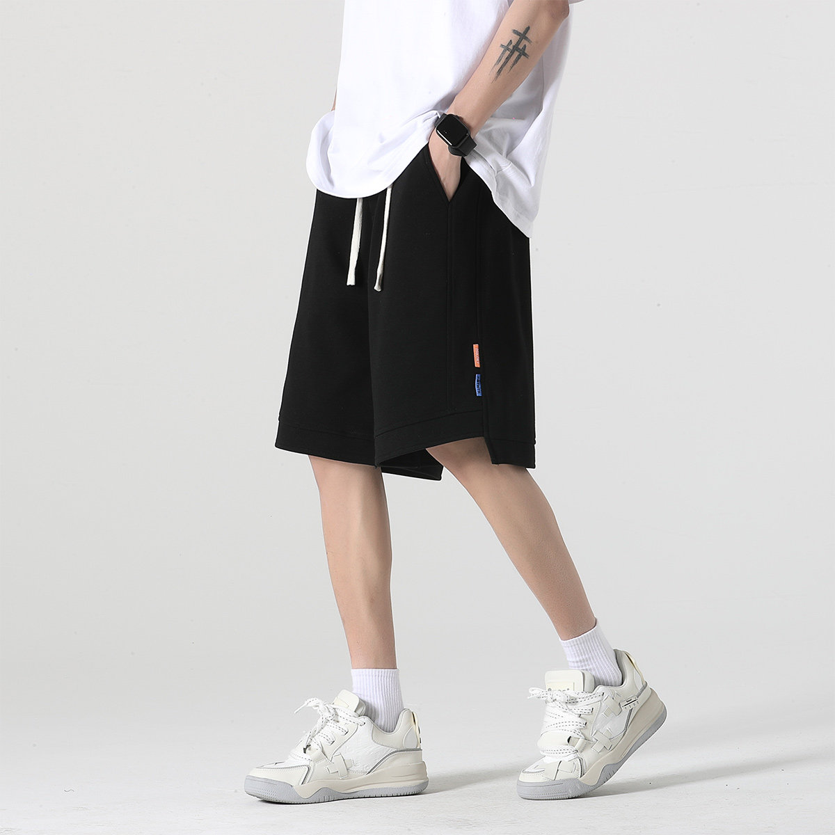 直播品质A107-K23811-特P36华棉成分：60%棉40%聚酯纤维短裤,男装牛仔裤,电商A107