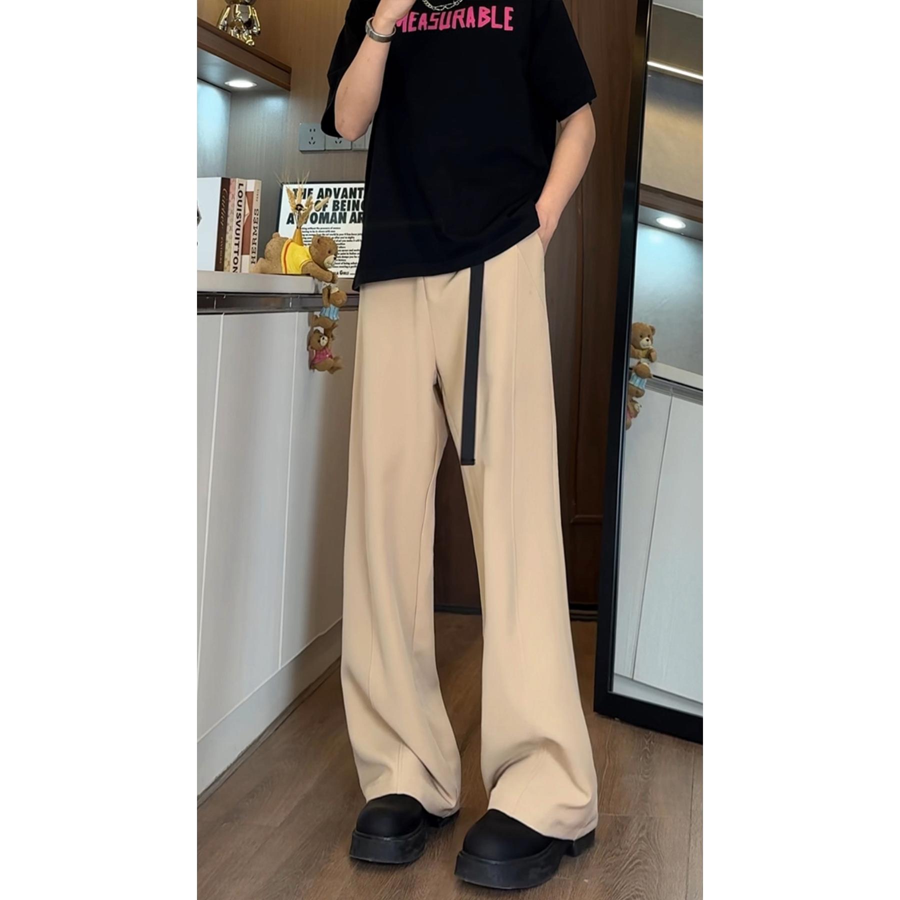 得物品质2025美式高级感ins修身休闲西裤A107-CK2556-特P30,男装西裤,电商A107