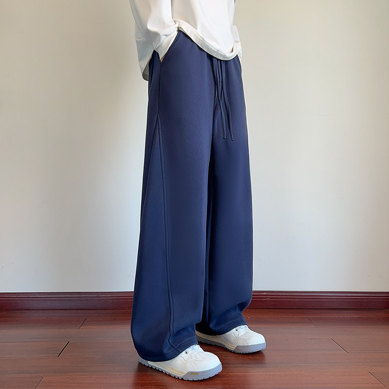 含棉量60%现货5万件华棉加绒卫裤美式长裤CK25777-特P24加绒30,男装休闲裤,电商A107