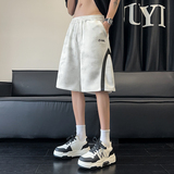 凉感透气休闲短裤男夏季宽松百搭扎染短裤A107-DK2592-特P30，男装牛仔裤，电商A107