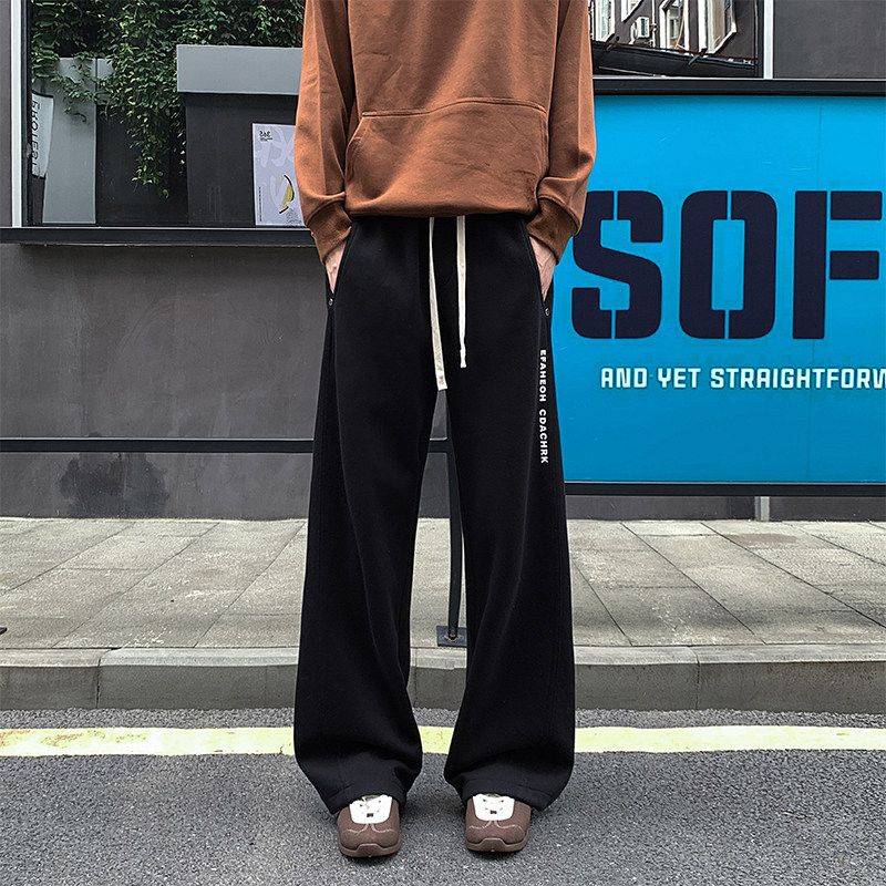含棉量60%华棉2025秋季潮流美式百搭长裤CK25802-特P38,男装休闲裤,电商A107