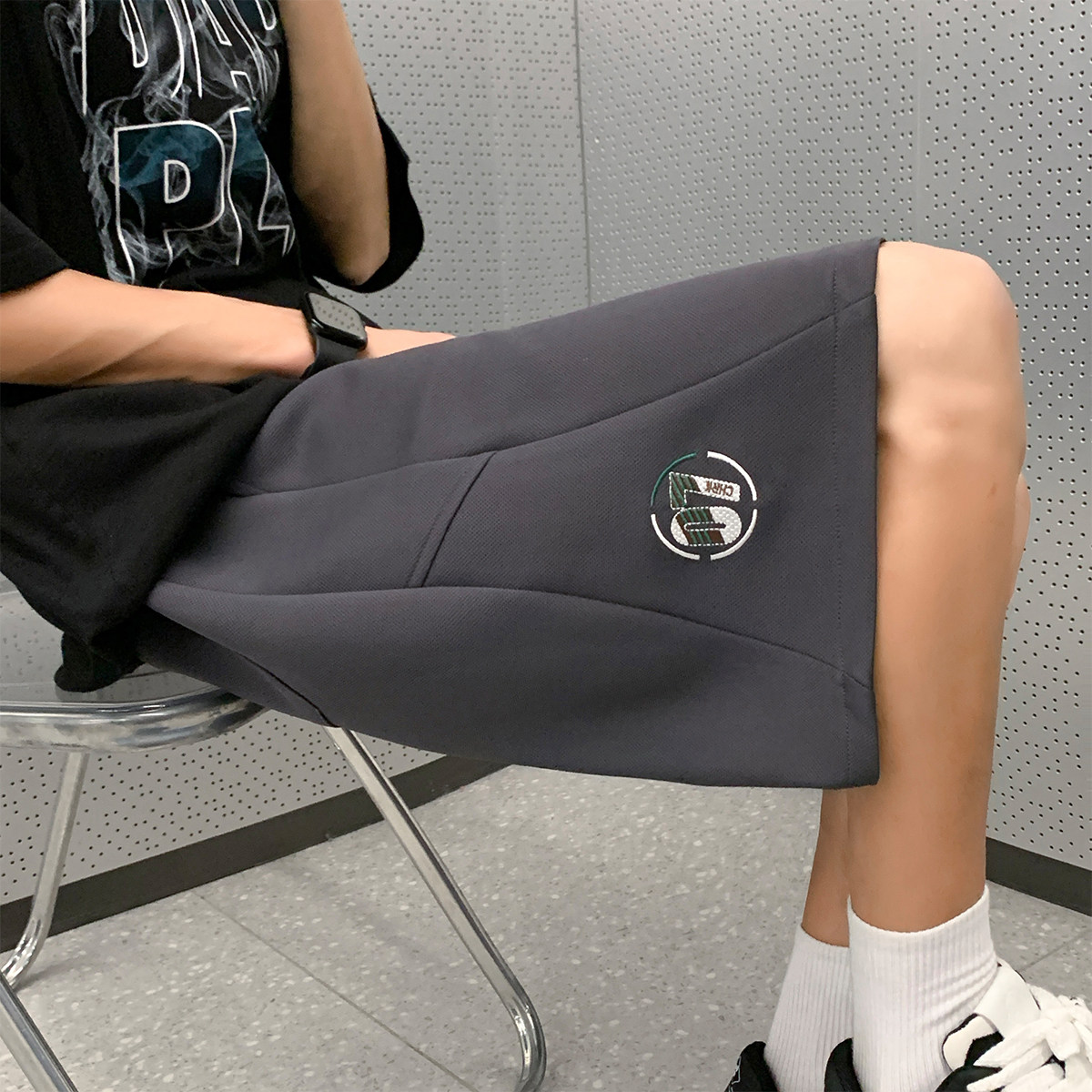 A107-K23852-特P32菠萝格成分:93%聚酯纤维7%氨纶短裤,男装牛仔裤,电商A107