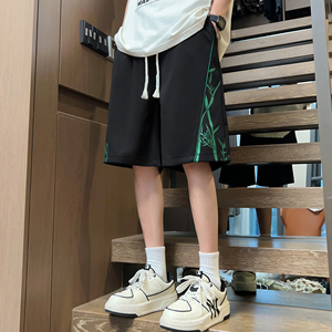 夏季2024菠萝格舒适透气短裤男百搭潮牌五分裤 A107-DK6027-特P32图片