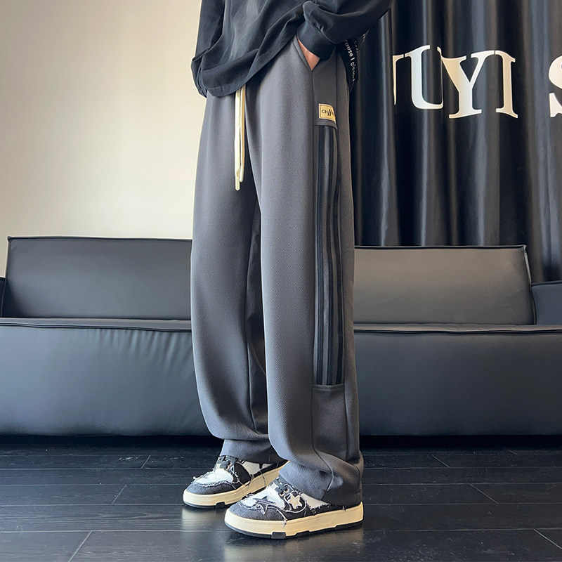 2024秋季新款【菠萝格】直筒大码美式条纹长裤CK98015-特P35，男装休闲裤，电商A107