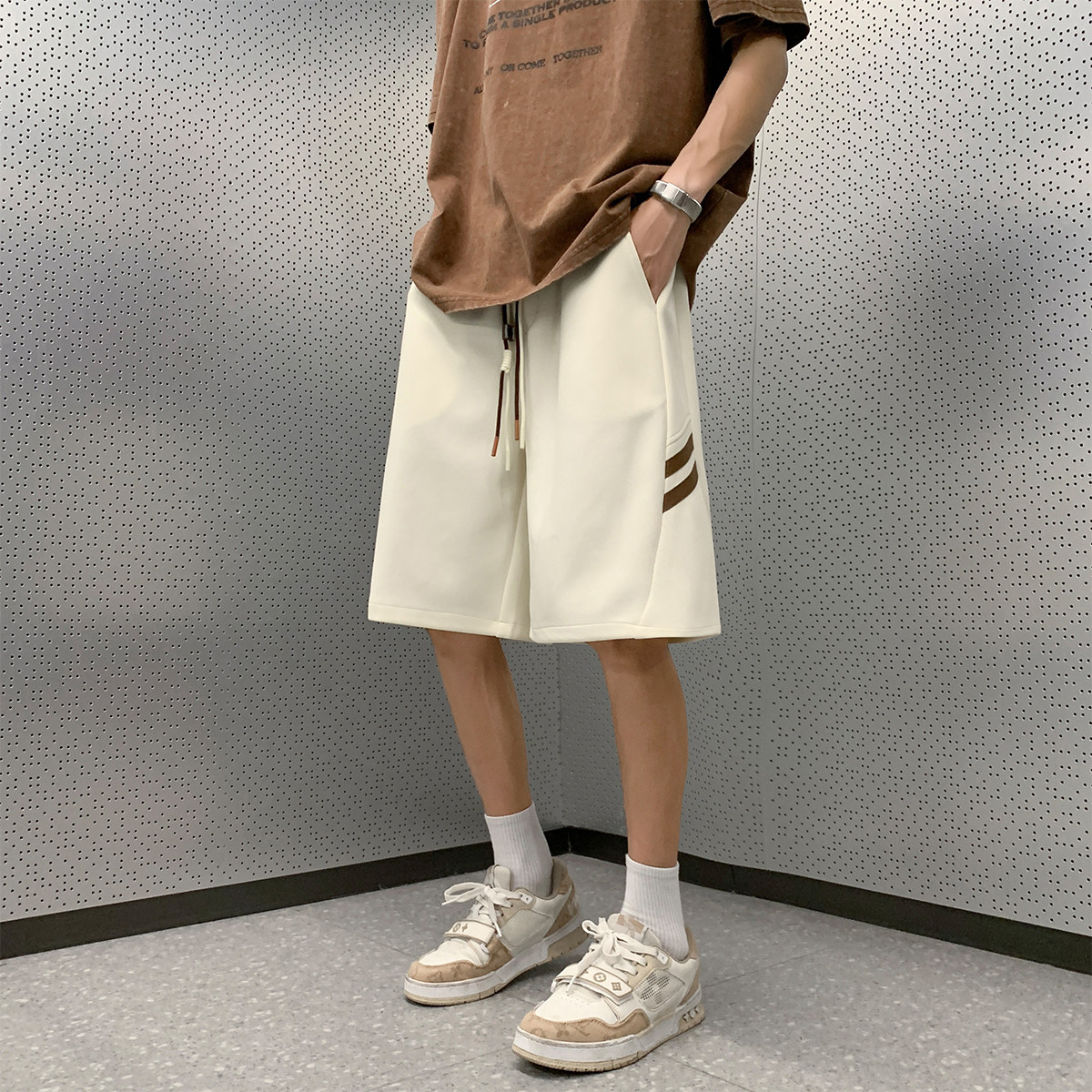 A107-K23852-特P32菠萝格 成分:93%聚酯纤维7%氨纶 短裤图片