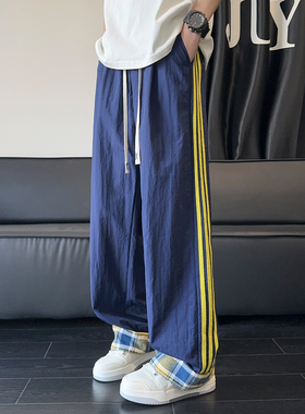 得物品质 春季潮流百搭直筒ins美式休闲长裤 CK2529-特P35