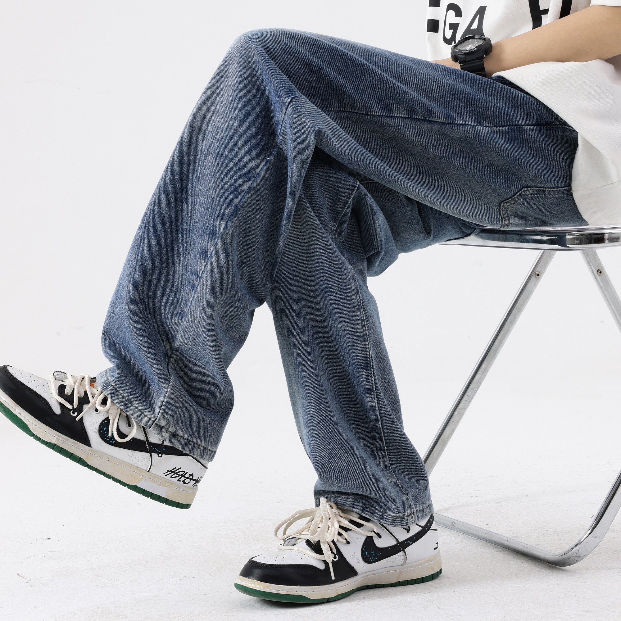 A107-H806-特P40牛仔裤67.5%棉21%聚酯纤维11.5%再生纤维素纤维,男装牛仔裤,电商A107