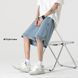 直播品质A107-K23803-特P30短裤冰丝成分：聚酯纤维，男装牛仔裤，电商A107