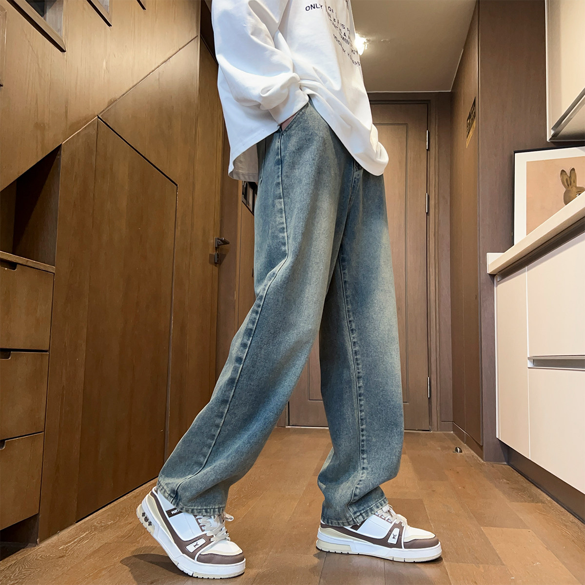 A107-H806-特P40牛仔裤67.5%棉21%聚酯纤维11.5%再生纤维素纤维,男装牛仔裤,电商A107
