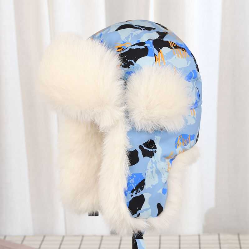 VISON 亲子雷锋帽冬保暖男女童户外防风防水护耳棉帽子东北滑雪帽