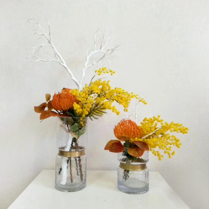 北欧国度树枝绢花假花插花仿真花餐桌摆件轻奢装饰花束客厅套装摆