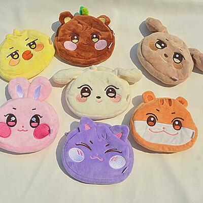 ATEEZ 郑友荣 金宏中 丁润浩 朴星化 老虎零钱包宋旼琦卡通硬币包