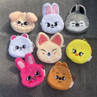 Stray kids Felix李龙馥 方灿卡通毛绒钱包硬币 SKZOO零钱袋