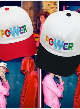 跨境POWER卡车司机帽复古帽