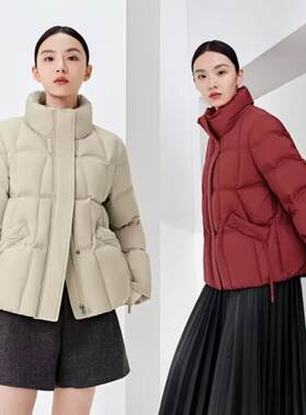 特价款女装休闲短款羽绒服半成品九成品24040衣皮壳翻新定制加工